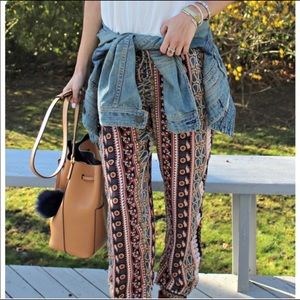 American Eagle Boho Gypsy Print Harem Ankle Jogger Pants